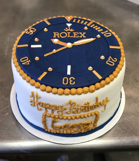 rolex watch cake for men